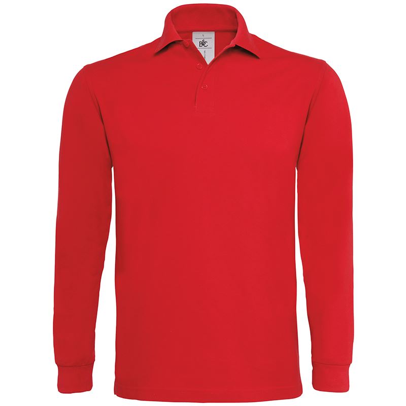 PU423 Heavymill Long Sleeved Polo Shirt - A to Z Safety Centre | PPE ...