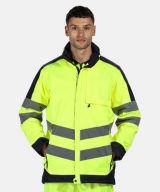 S Regatta TRA341 5LV50 Professional Hi-Vis Waterproof and Breathable Insulated Jacket Orange/Navy
